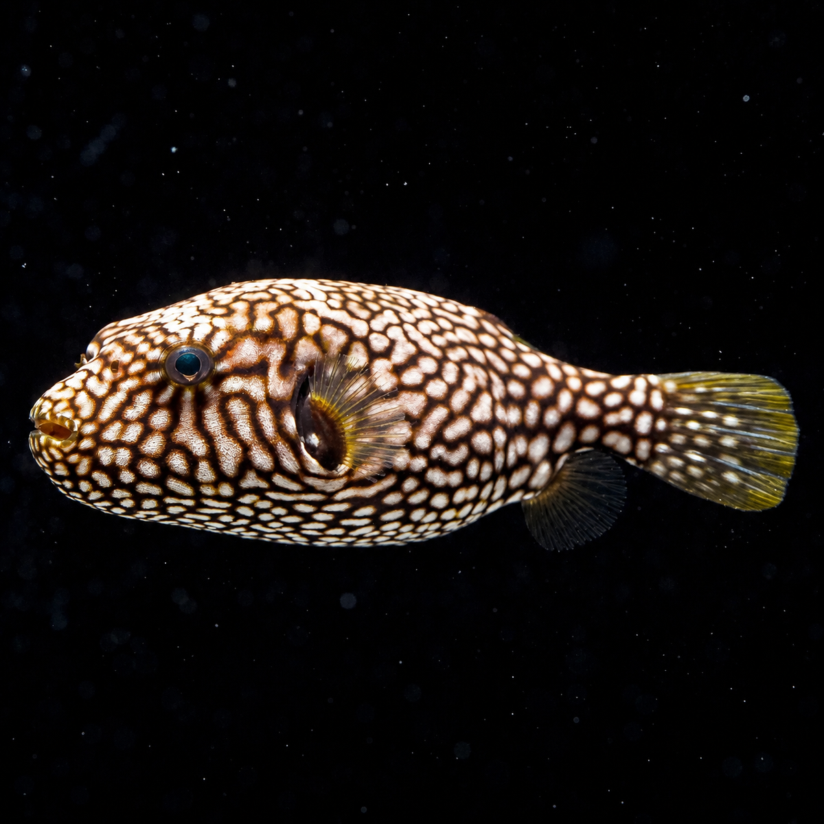 Scribbled Arothron Puffer 3.5" WYSIWYG