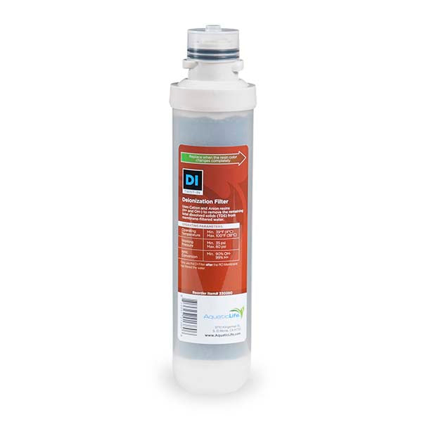 AquaticLife Twist-In Mixed Bed Color Changing Resin Deionization Filter Cartridge