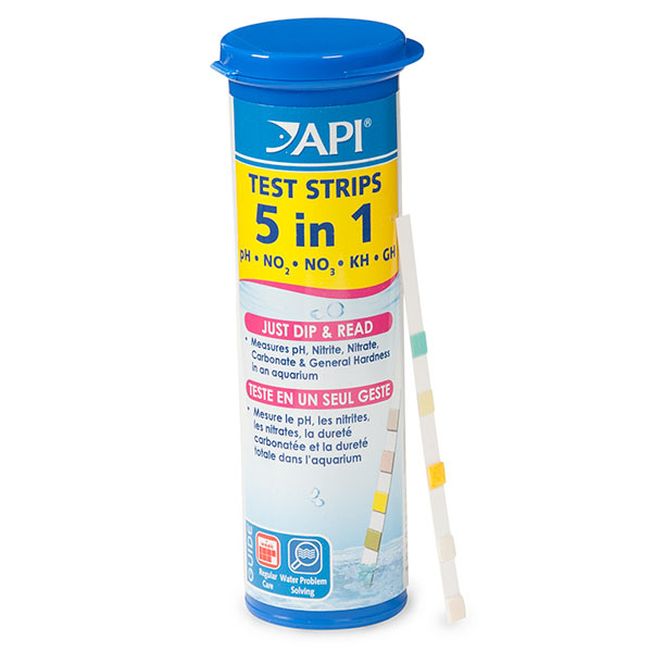 API 5 in 1 Aquarium Test Strips