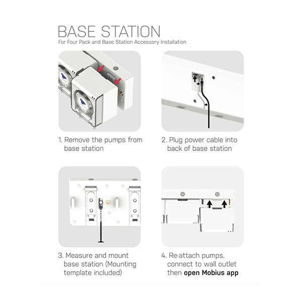 EcoTech Marine Versa Peristaltic Pump 4 Pack with Base Station