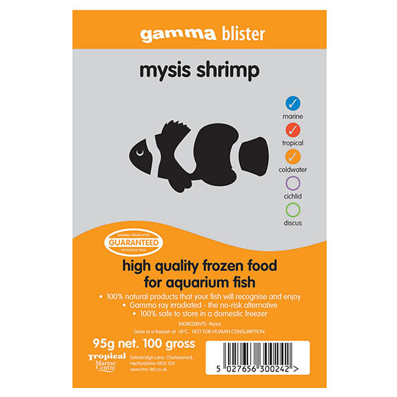 Gamma Blister Mysis Shrimp Gamma Blister Mysis Shrimp