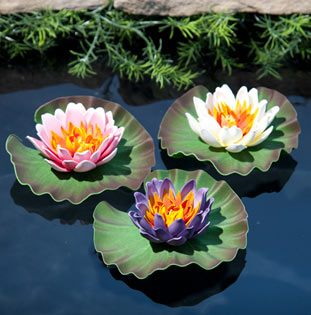 TetraPond Decorative Floating Water Lilies TetraPond Decorative Floating Water Lilies