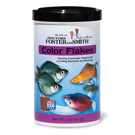 Color Flakes Food for Freshwater Tropical Fish, Rainbows & Gouramis Color Flakes Food for Freshwater Tropical Fish, Rainbows & Gouramis