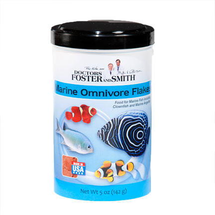 Drs. Foster & Smith Marine Omnivore Flakesfor Marine Fish including Clownfish & Marine Angelfish Drs. Foster & Smith Marine Omnivore Flakesfor Marine Fish including Clownfish & Marine Angelfish