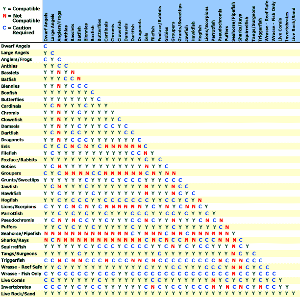 compatibility chart