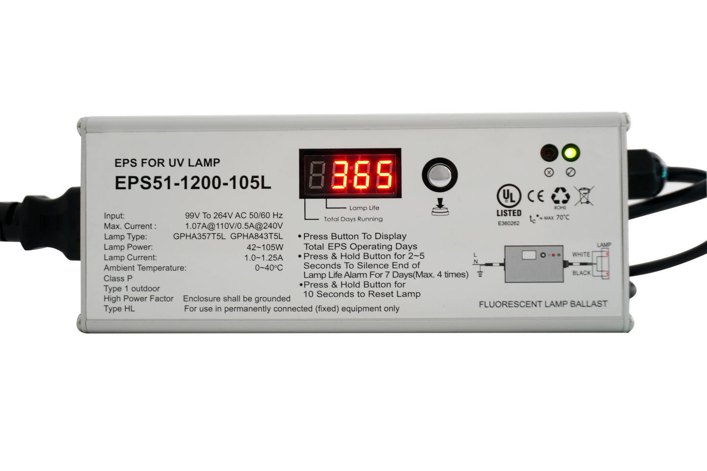 Lifegard Pro-MAX High Output Standard Germicidal UV