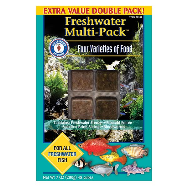 San Francisco Bay Brand Frozen Freshwater Multi-Pack Cubes – LiveAquaria