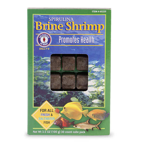 San Francisco Bay Brand Frozen Spirulina Brine Shrimp Cubes