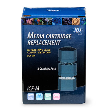 JBJ Reaction Internal Corner Filter Replacement Filter Media