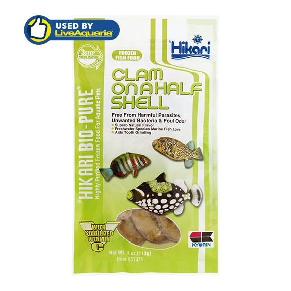 Hikari®; Bio-Pure®; Clam On A Half Shell