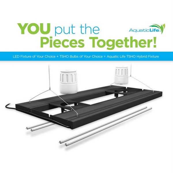Aquatic Life® T5HO Hybrid 4-Lamp Mounting System Fixture