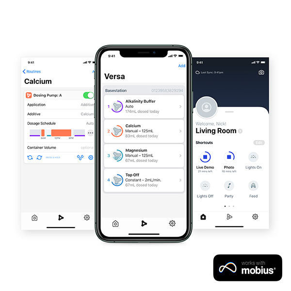 EcoTech Marine Versa Peristaltic Pump 4 Pack with Base Station