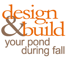 Fall tips for new ponds & water gardens: design & build your pond during fall