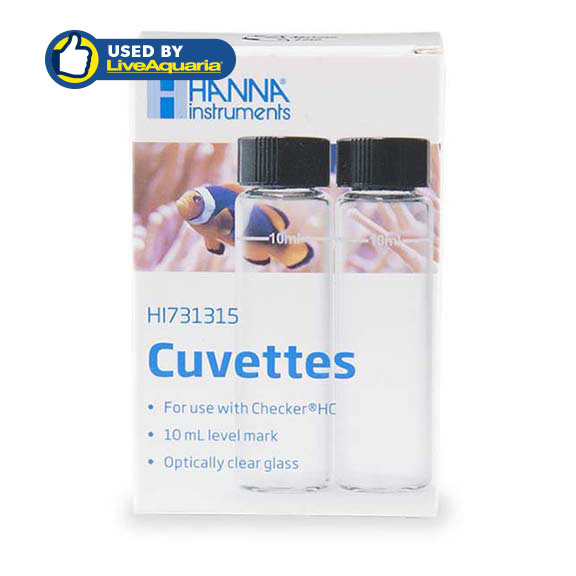 Hanna Instruments Glass Cuvettes & Caps for Checker HC Colorimeters