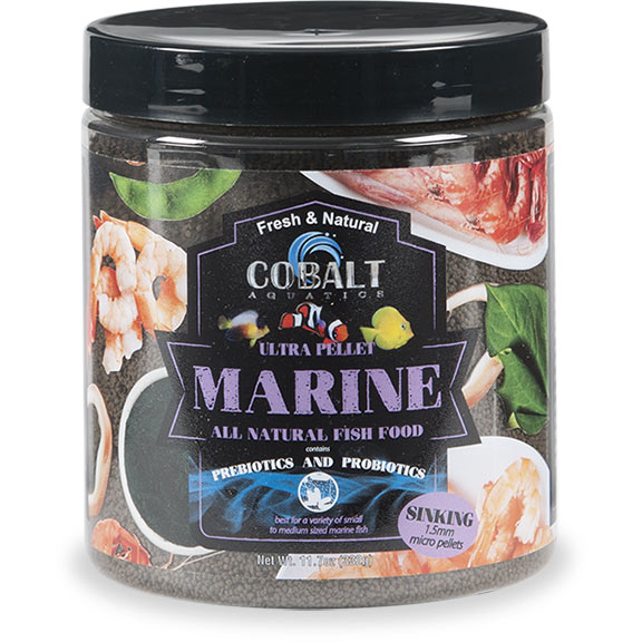 Cobalt Aquatics Ultra Pellet Marine Sinking Micro Pellets