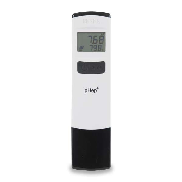 Hanna® pHep®+ Waterproof Pocket pH Tester with 0.01 pH Resolution