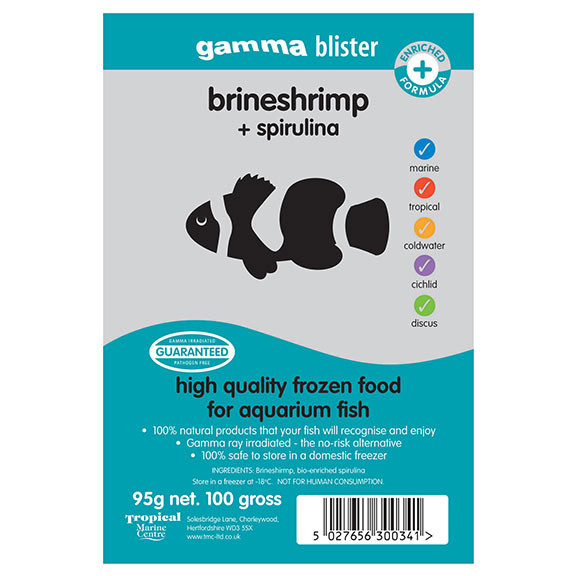 Gamma Blister Brine Shrimp Plus Spirulina Gamma Blister Brine Shrimp Plus Spirulina