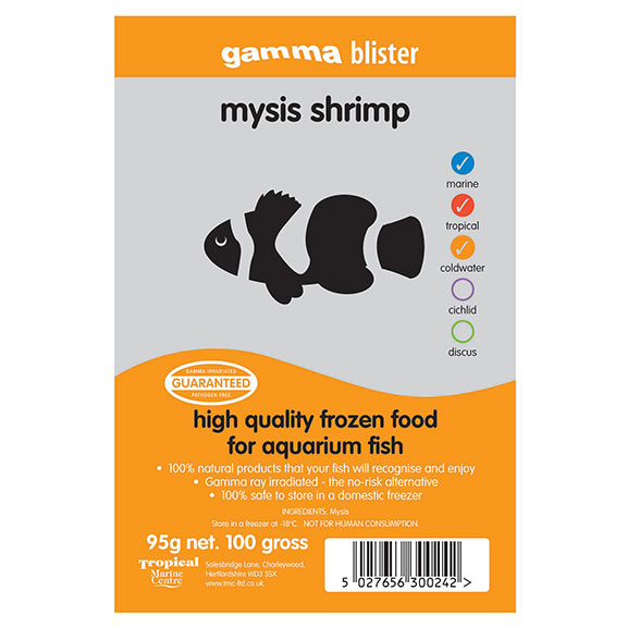 Gamma Blister Mysis Shrimp 