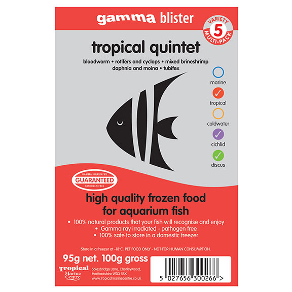 Gamma Blister Tropical Quintet Frozen Aquarium Fish Foods At Liveaquaria Store your thanksgiving leftovers safely and quickly with advice from our experts. gamma blister tropical quintet