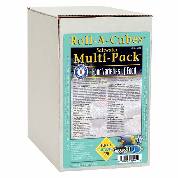 San Francisco Bay Brand Frozen Saltwater Multi-Pack Roll-A-Cubes