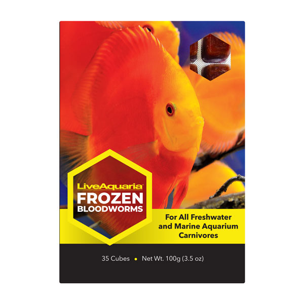 LiveAquaria Frozen Bloodworm Cubes