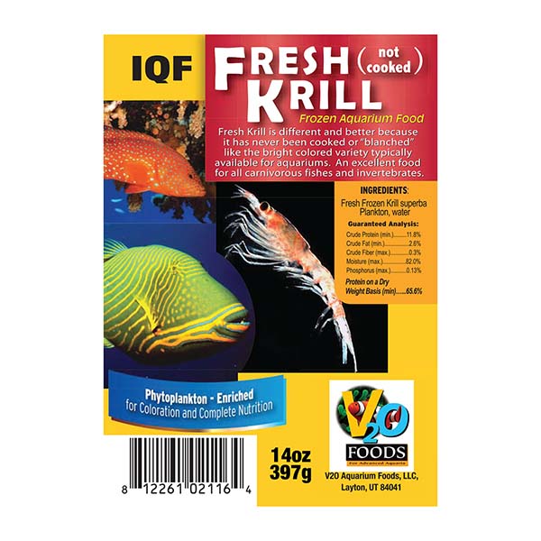 V2O Foods Fresh Krill Frozen Food V2O Foods Fresh Krill Frozen Food