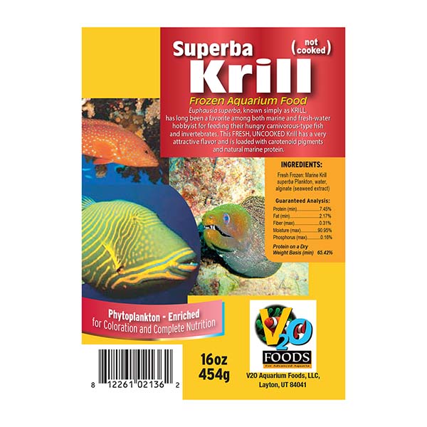 V2O Foods Krill Superba Frozen Food V2O Foods Krill Superba Frozen Food