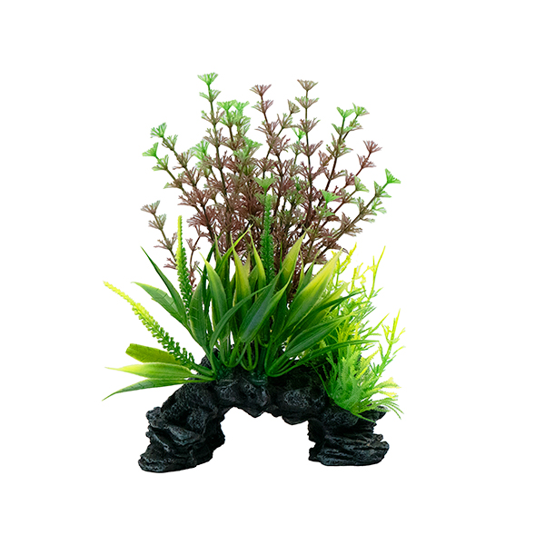 LiveAquaria® 8" Multi-color Planted Décor