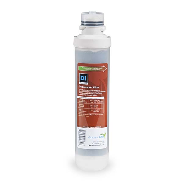 AquaticLife Twist-In Mixed Bed Color Changing Resin Deionization Filter Cartridge AquaticLife Twist-In Mixed Bed Color Changing Resin Deionization Filter Cartridge