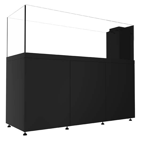 230 Gallon ProStar Rimless Peninsula Aquarium - Black