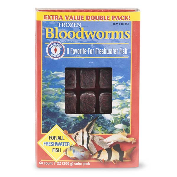 San Francisco Bay Brand Bloodworms - Frozen Cubes