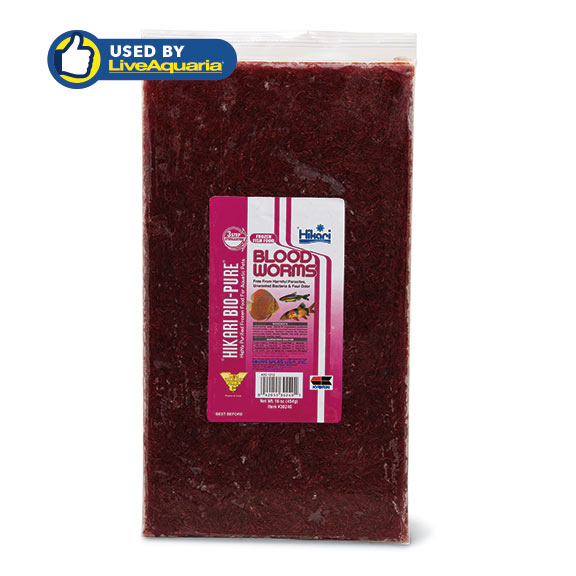 Hikari Frozen Blood Worm Sheet 16oz - Pet Paradise