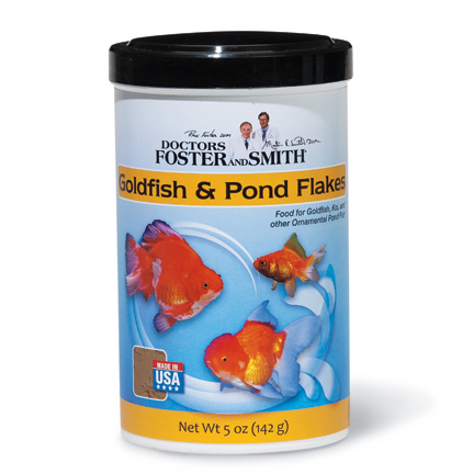 Drs. Foster & Smith Goldfish & Pond Flakes for Goldfish, Koi, & other Ornamental Pond Fish Drs. Foster & Smith Goldfish & Pond Flakes for Goldfish, Koi, & other Ornamental Pond Fish