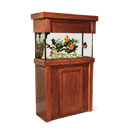 R&J Enterprises Aquarium Groove Series 30" x 12" x 30" High Cabinet & Canopy