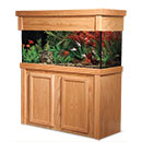 R&J Enterprises Aquarium Groove Series 48" x 18" x 30" High Cabinet & Canopy