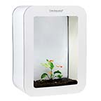 LiveAquaria Beginner Guppy Aquarium Kit Cubi White