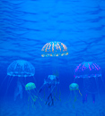 AquaTop 2-pk Floating Jellyfish Décor