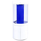 Pro Clear Cylinder Aquarium Model 80 - White