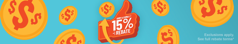 15% Rebate Back