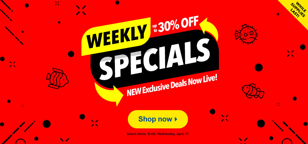 Weekly Specials up to 30% OFF!