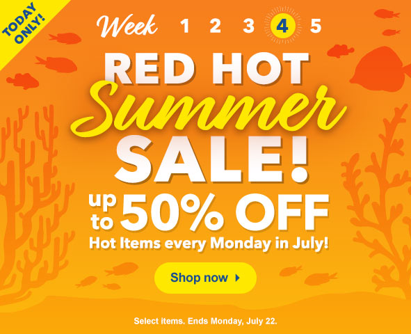 Red Hot Summer Sale up to 50% Off